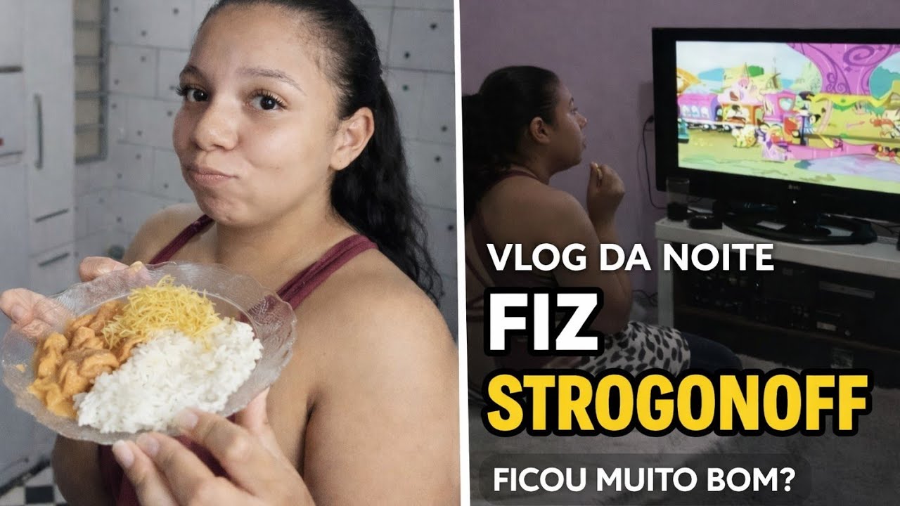 Hoje fiz Strogonoff pela primeira vez| vlog 😋🍽️