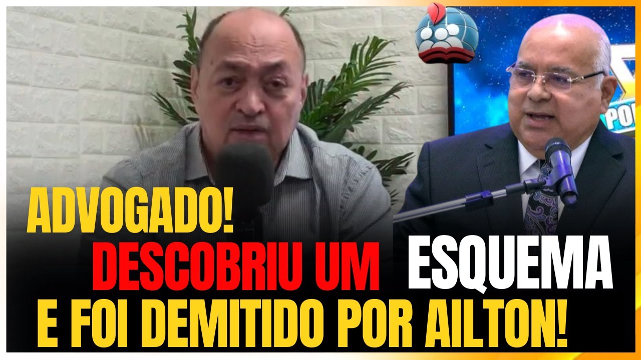 Dr. LUIZ MIGUEL FOI DEMITIDO PELO PASTOR AILTON JOSÉ ALVES POR CAUSA DISSO! IEADPE