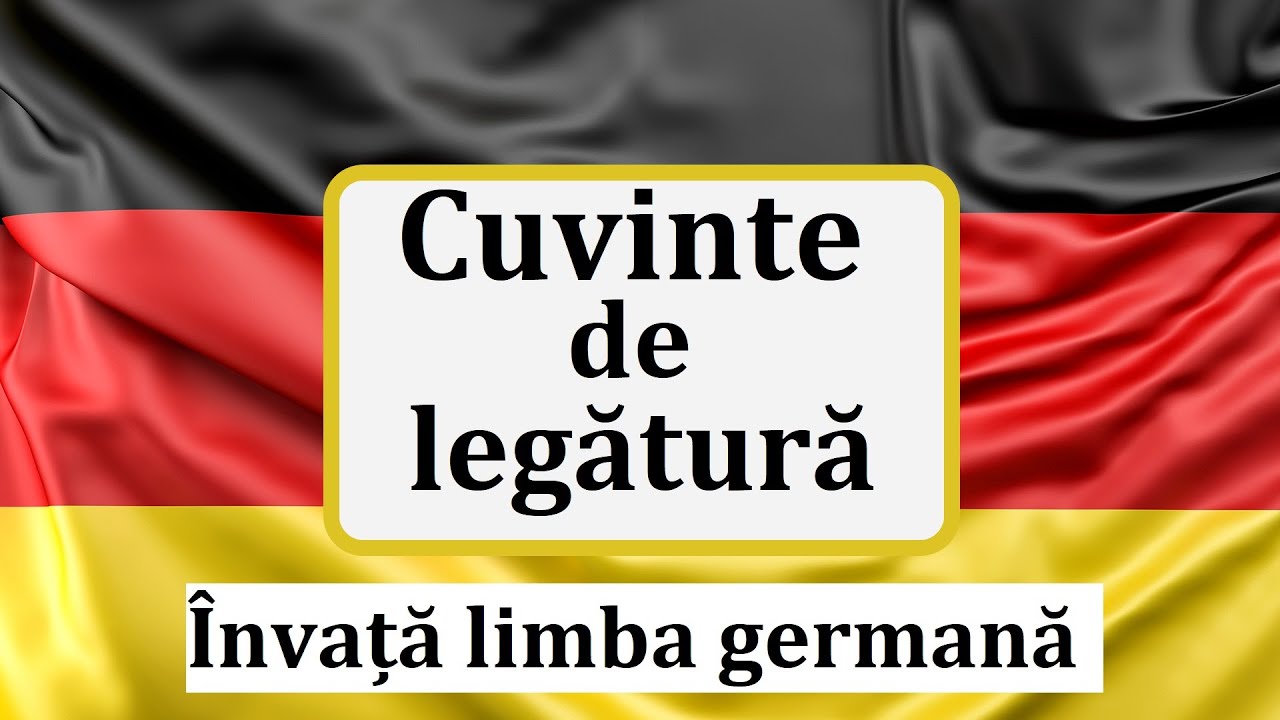Invata Germana | Cuvinte de LEGATURA din limba germana
