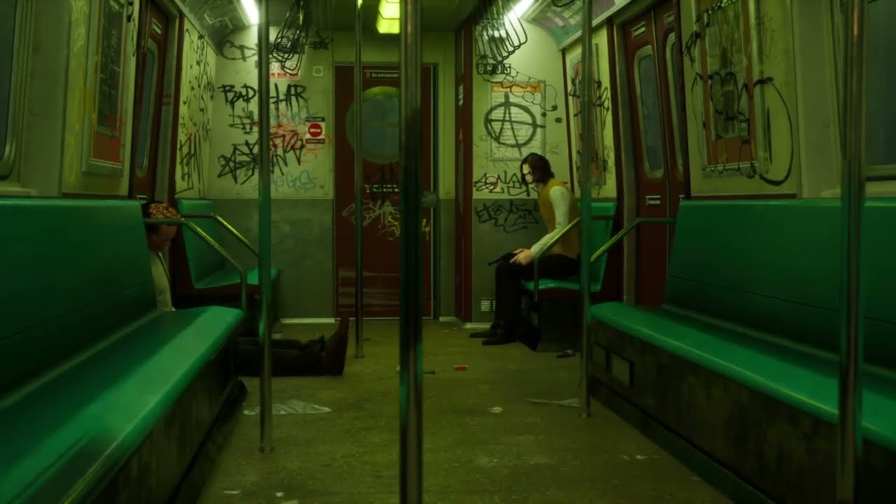 joker subway scene