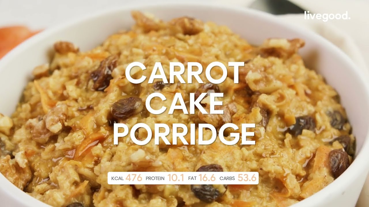 Carrot Cake Porridge | Breakfast Recipe