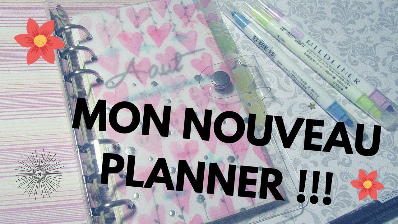MON NOUVEAU PLANNER !!!! HAUL - ORGANISATION - PAPETERIE