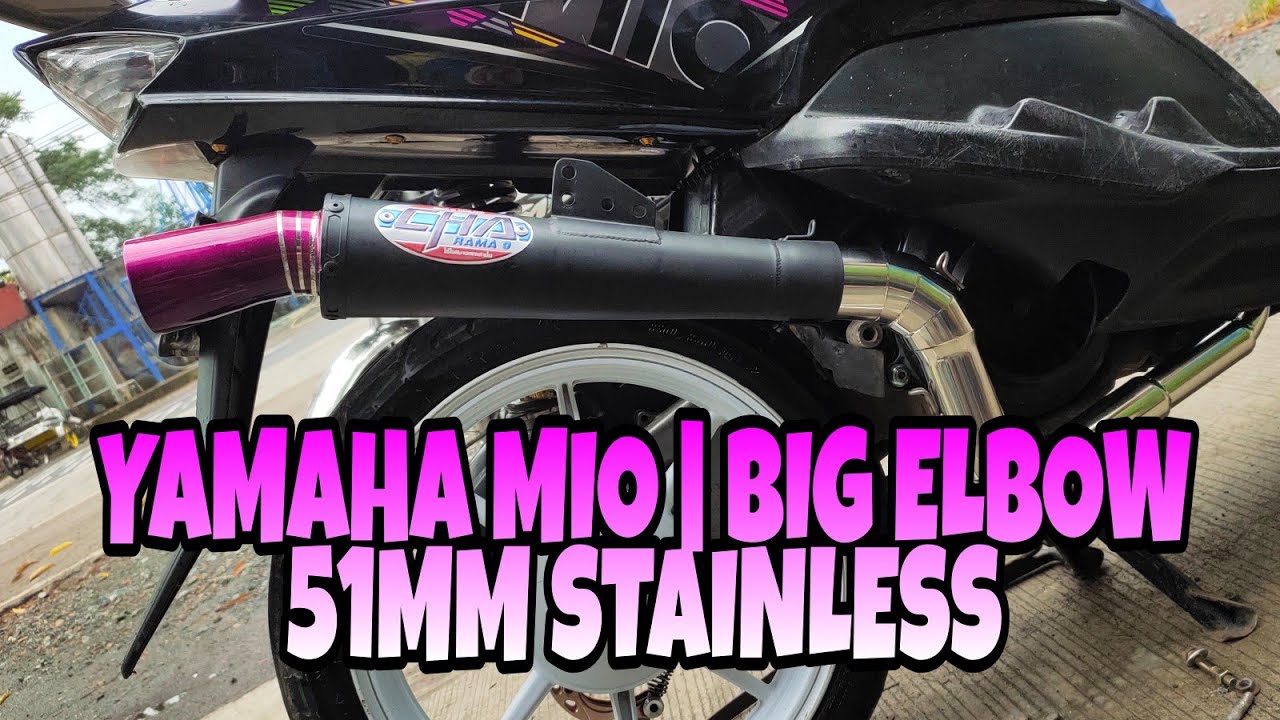 YAMAHA MIO | BIG ELBOW 51MM STAINLESS