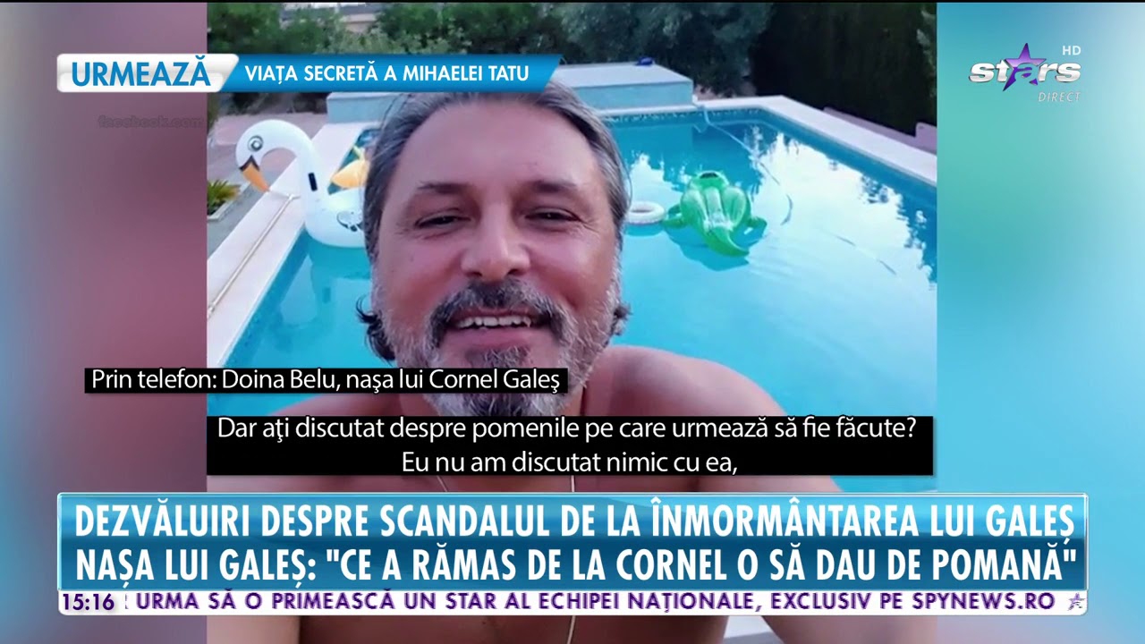 Dezvăluiri despre scandalul de la înmormântarea lui Cornel Galeș