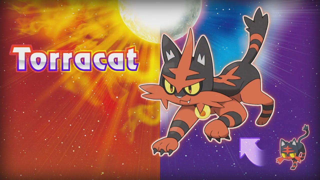 Pok&eacute;mon Sun and Moon Starter Evolutions