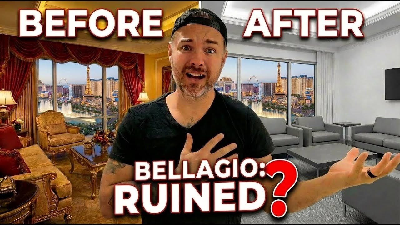 Я останавливалась в номере Grand Lakeview Suite в отеле Bellagio ДО и ПОСЛЕ ремонта!