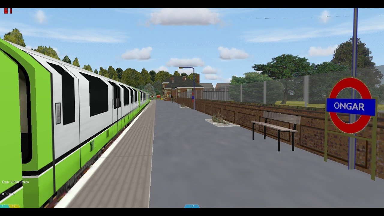 OpenBVE Gameplay (6 - London Underground) The Ongar Branch