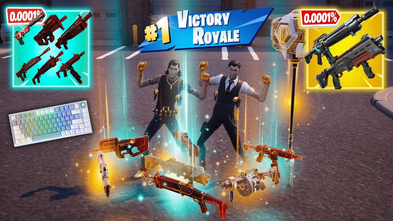 Fortnite Reload ( ALL EXOTICS + Enhanced Havoc Shotgun + Overclocked Pulse Rifle + Mythic Hammer)