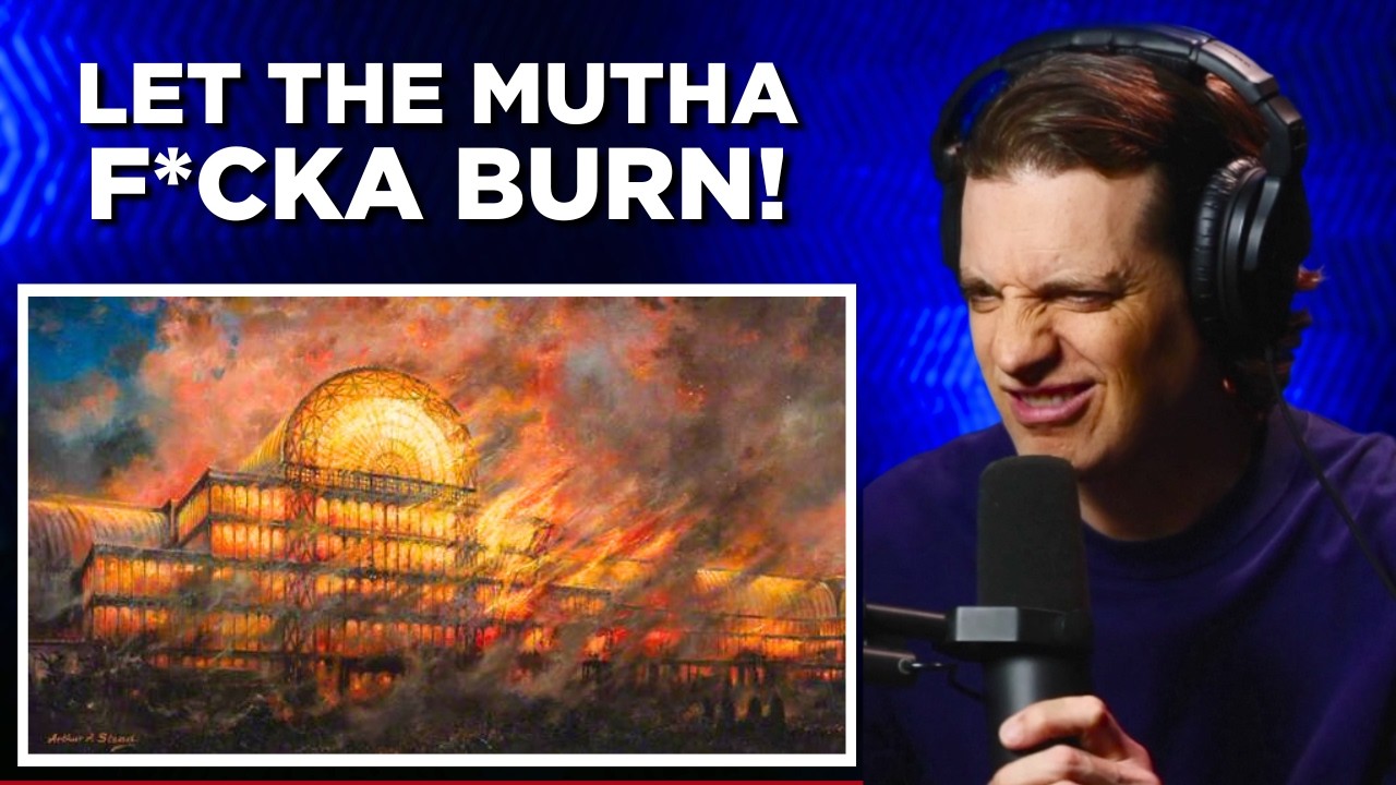American Reacts to The Burning of Britain's Crystal Palace!