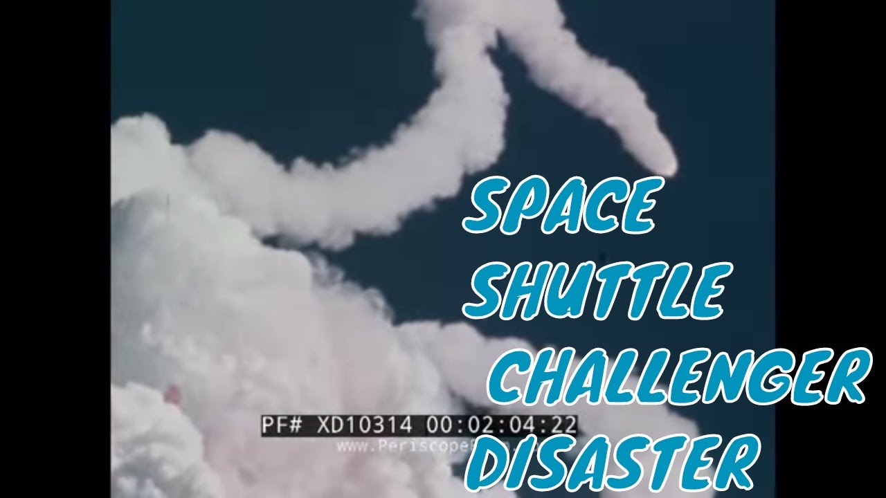 SPACE SHUTTLE CHALLENGER DISASTER   JANUARY 28, 1986  RAW FOOTAGE (SILENT) XD10134