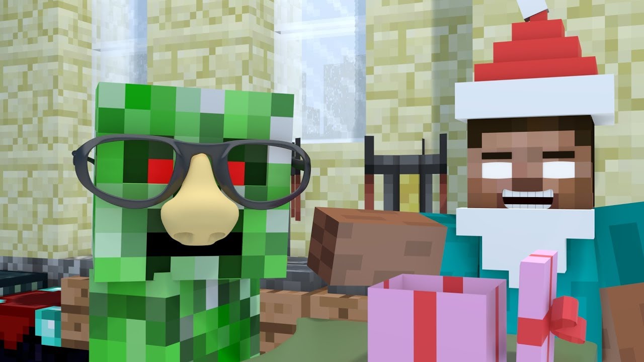 Monster School: CHRISTMAS - HAPPY NEW 2019 YEAR  Minecraft Animation