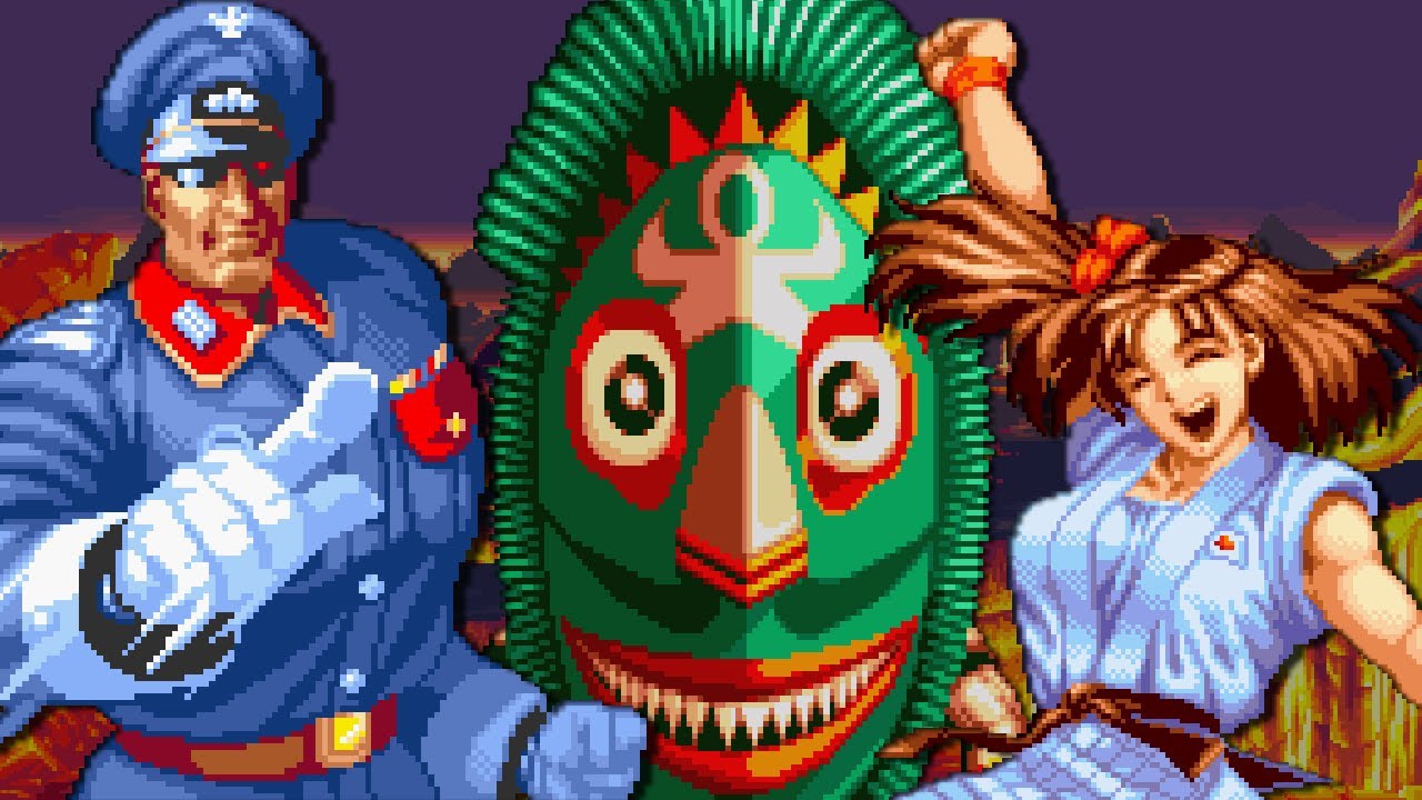 Клон Street Fighter, ставший аниме-бойцом — World Heroes