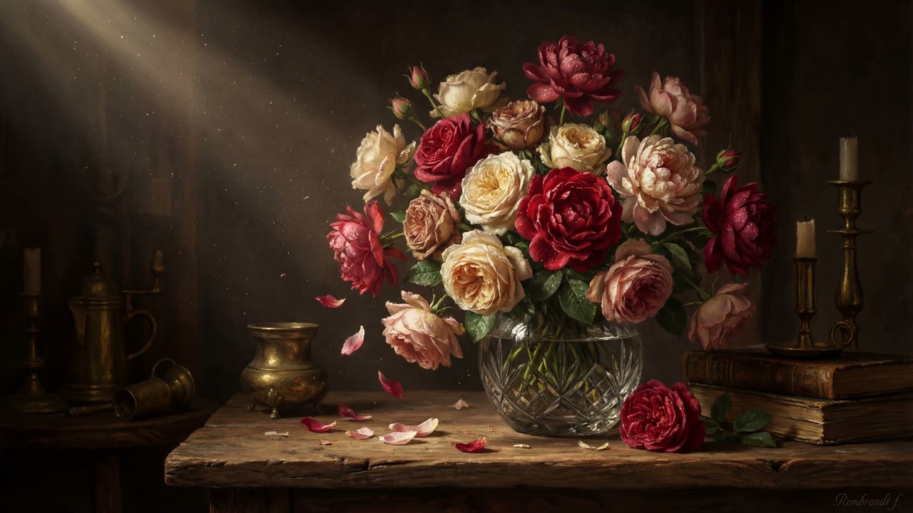 Valentine's Romance: 4K Still Life