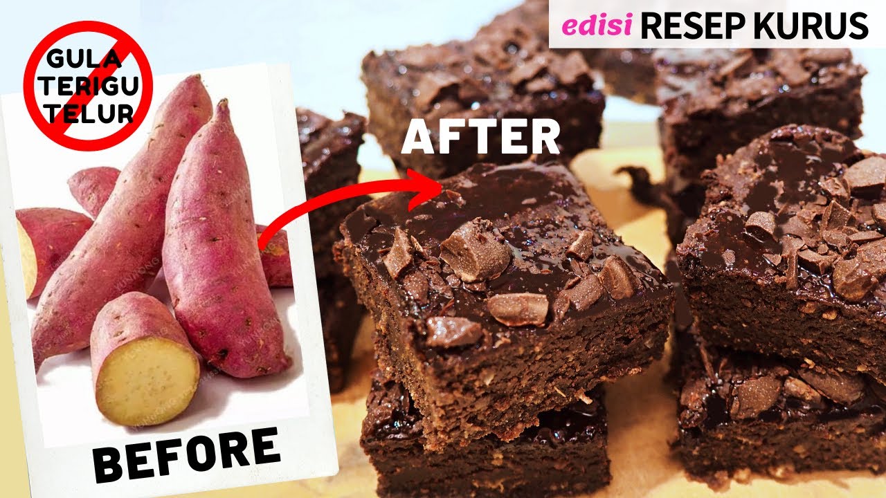 BROWNIES ajaib tanpa lemak bikin KURUS. Ini bukan resep brownies biasa