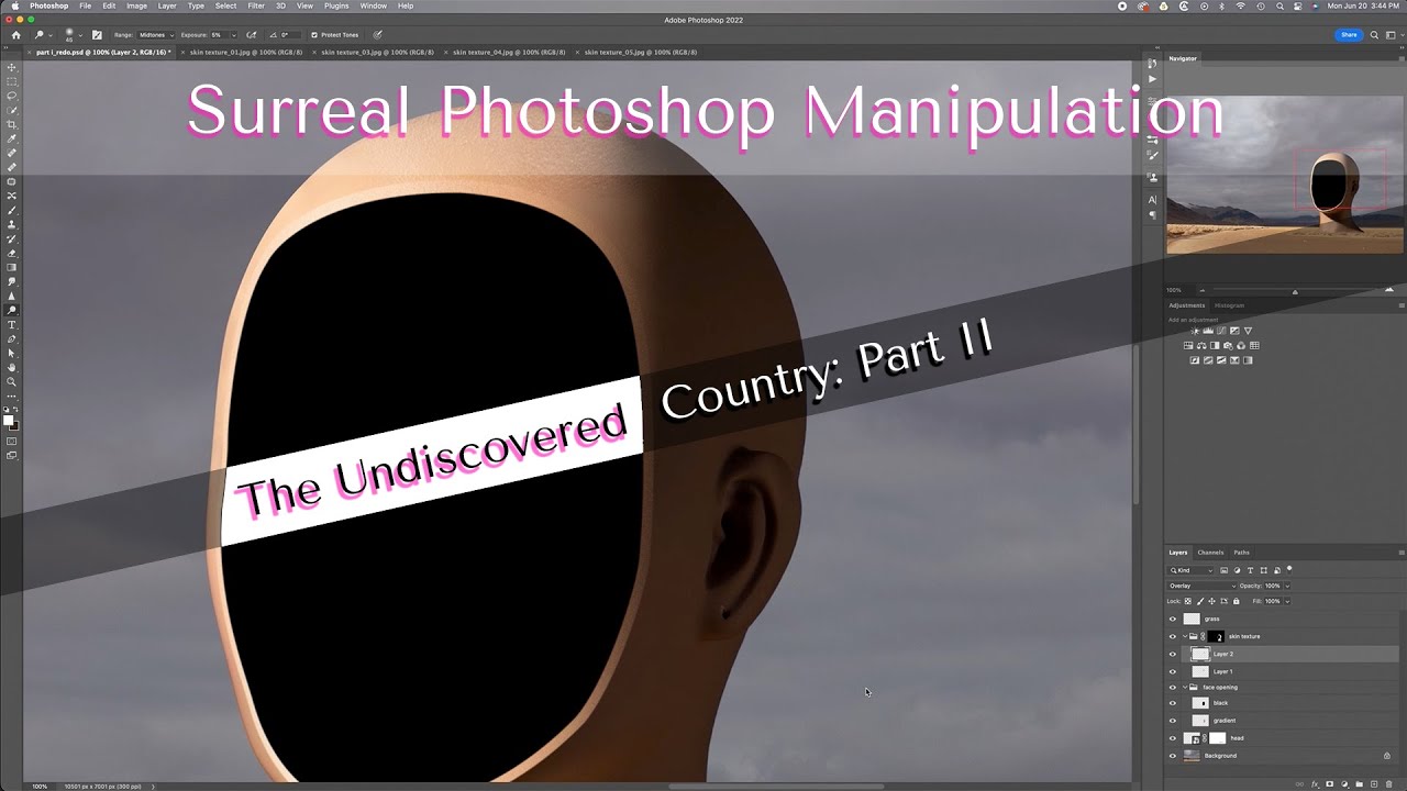 Surreal Photoshop Manipulation - The Undiscovered Country - Part II