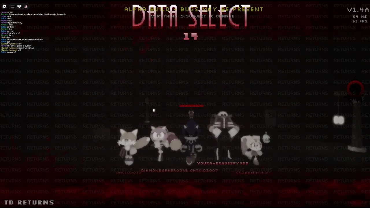 Sonic.EXE:TD (Returns) GAMEPLAY #2