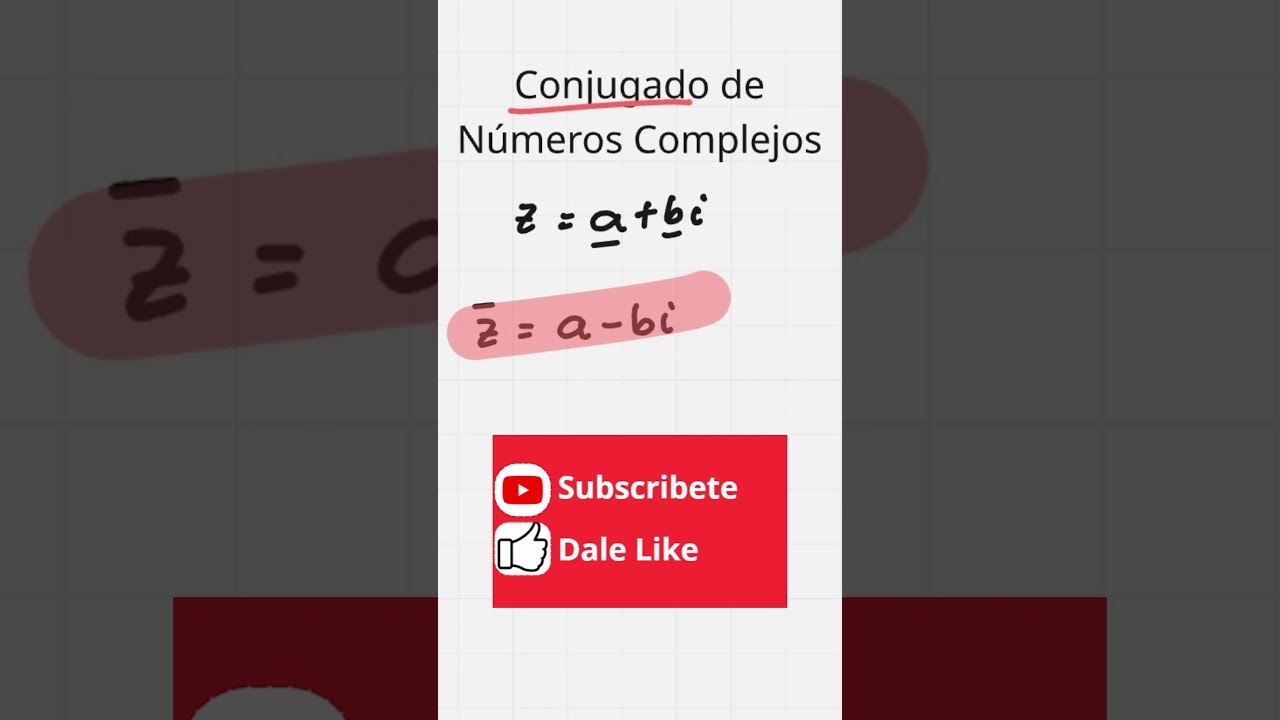 Conjugado de un Número Complejo | 