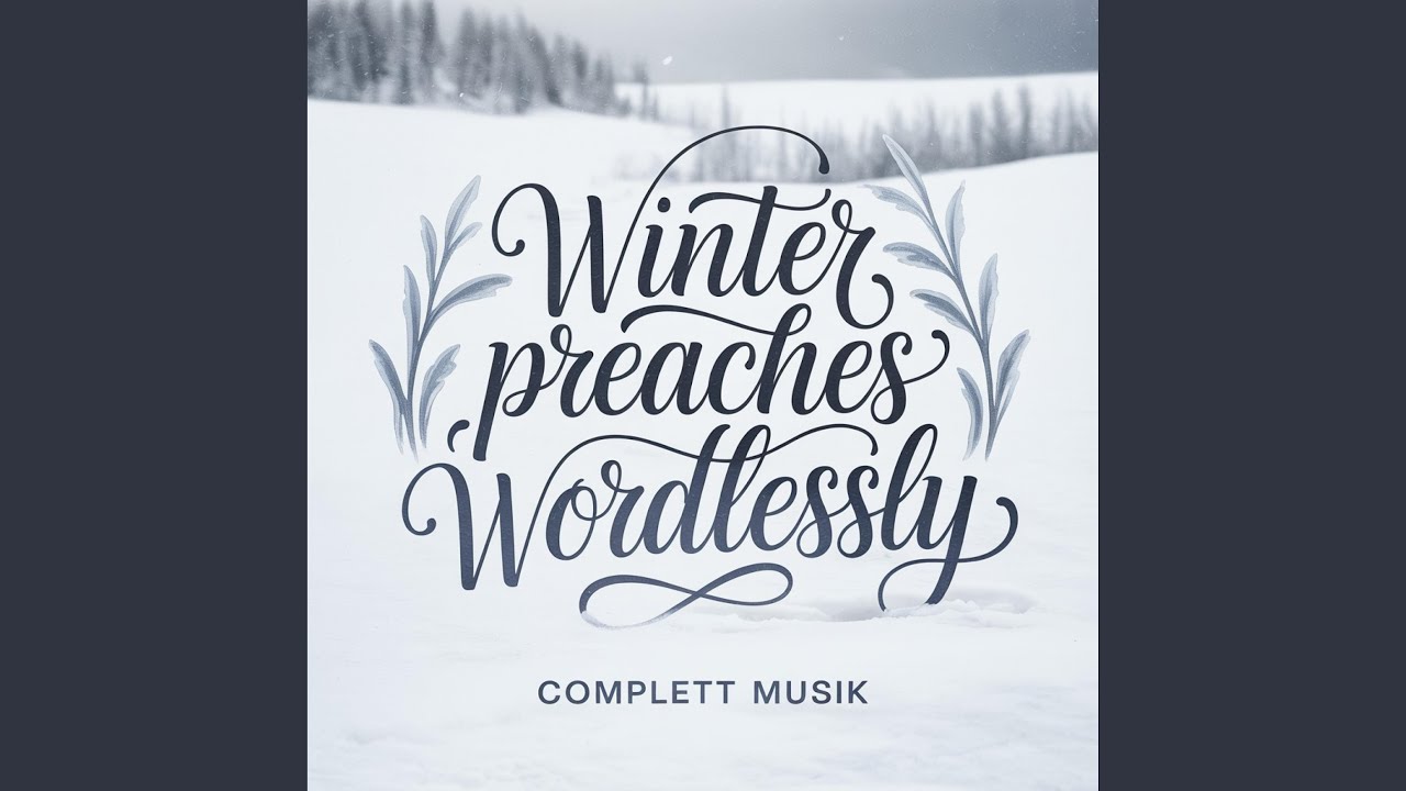 An ending traces circles on icy stream.