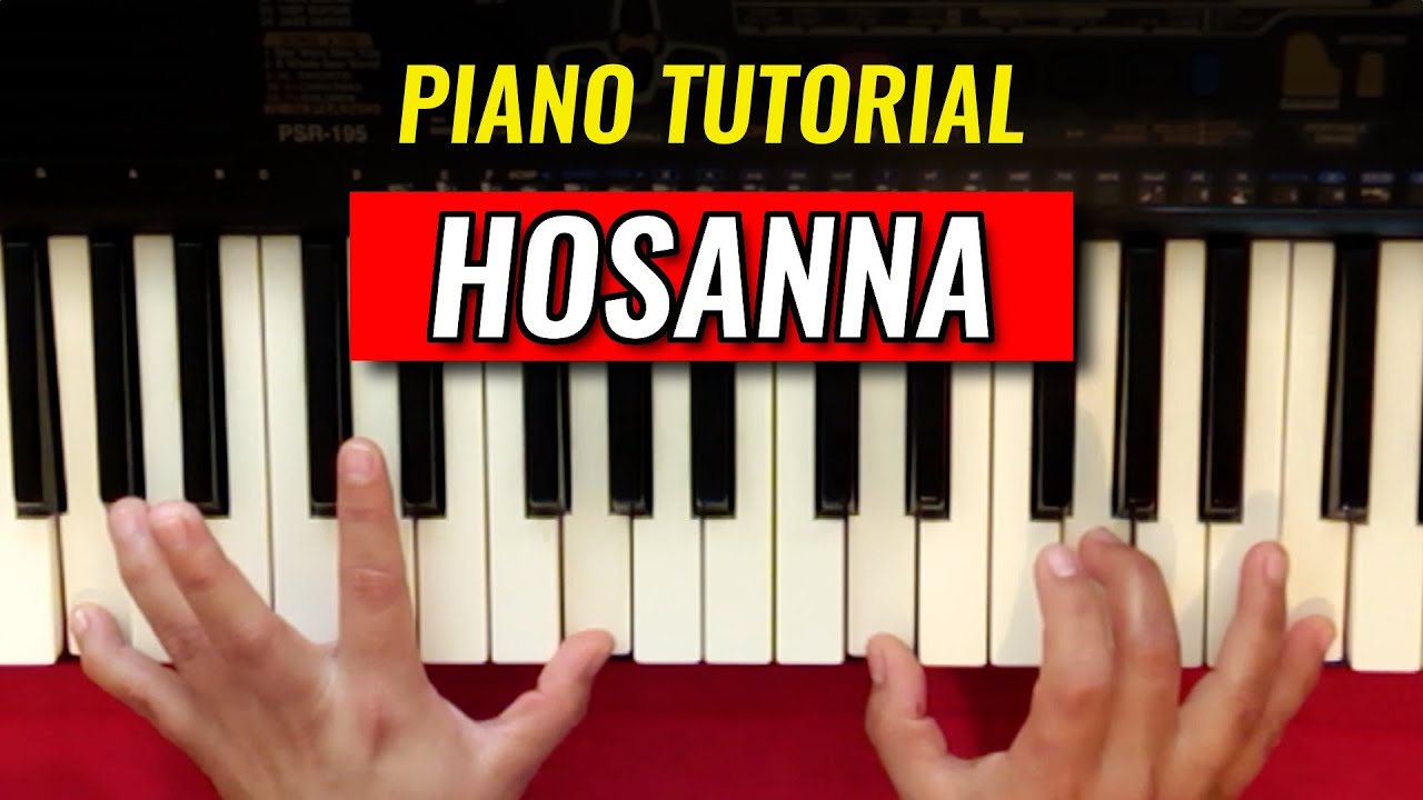 Cómo Tocar Hosanna | Marco Barrientos | Tutorial de Piano Facil
