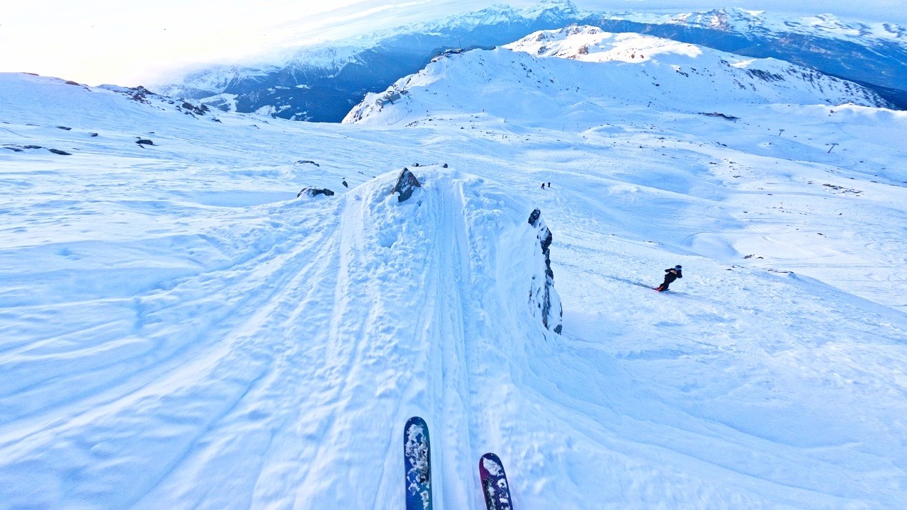Big Mountain FREERIDE Skiing in Verbier!! Steep Lines & Big Jumps (Winter #8)