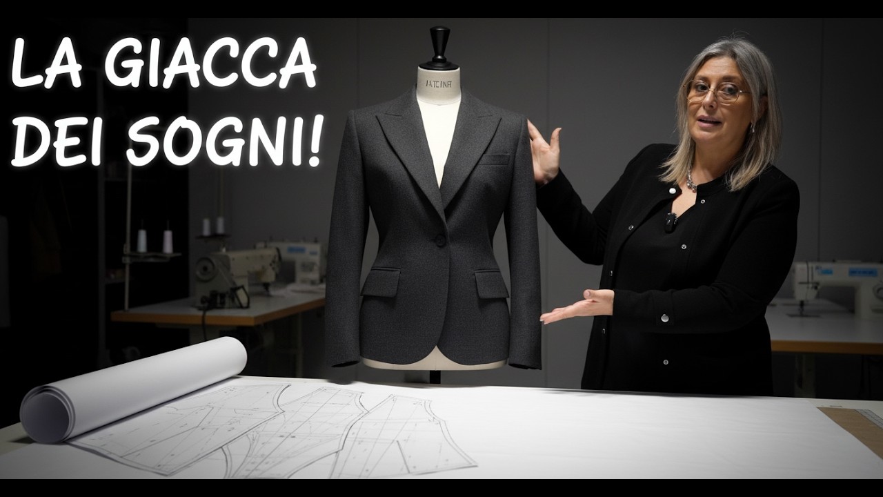 Costruisci una Giacca da Zero Partendo dal Cartamodello- Tutorial Modellistica Completo