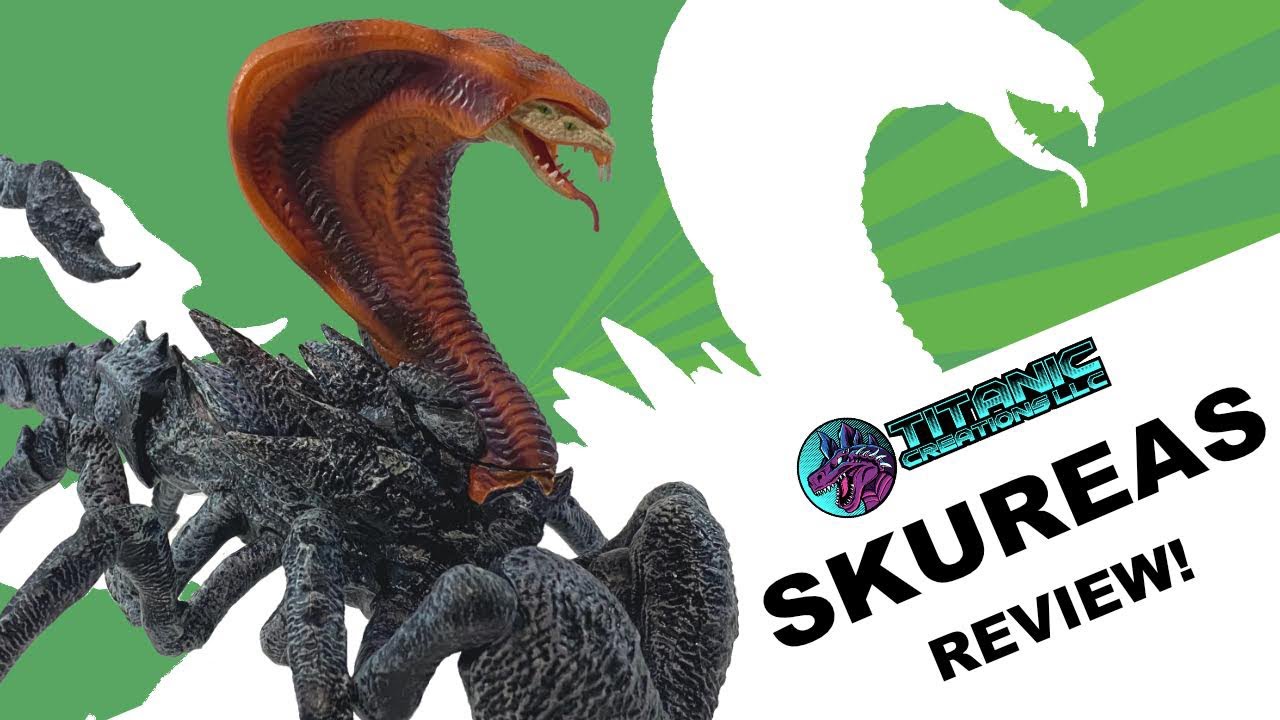 Titanic Creations Skureas figure review! #kaiju #articulation #figure #collectiblefigures