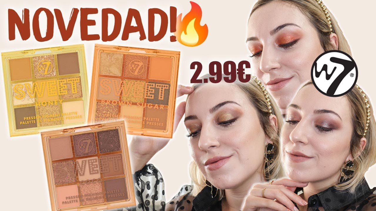 🔥 Nuevas Paletas SWEET de W7 Cosmetics!! 3 Looks! | Maquillaje Low Cost