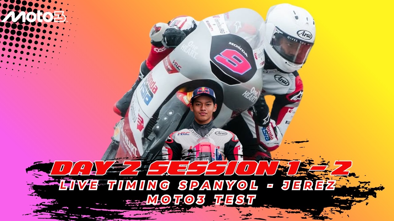 🔴Live Moto3 Spanyol Day 2 Session - Jerez Tes 2026 livetoday | tentangrace | Beritamotogp