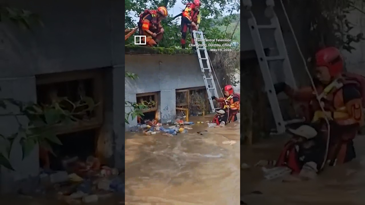 Severe flooding and landslides in China leave at least 22 dead, 20 missing