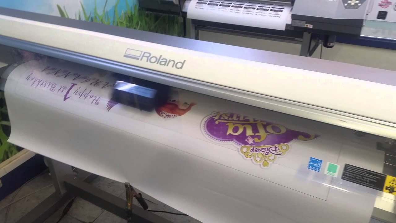 Roland Wide format Printers in Action