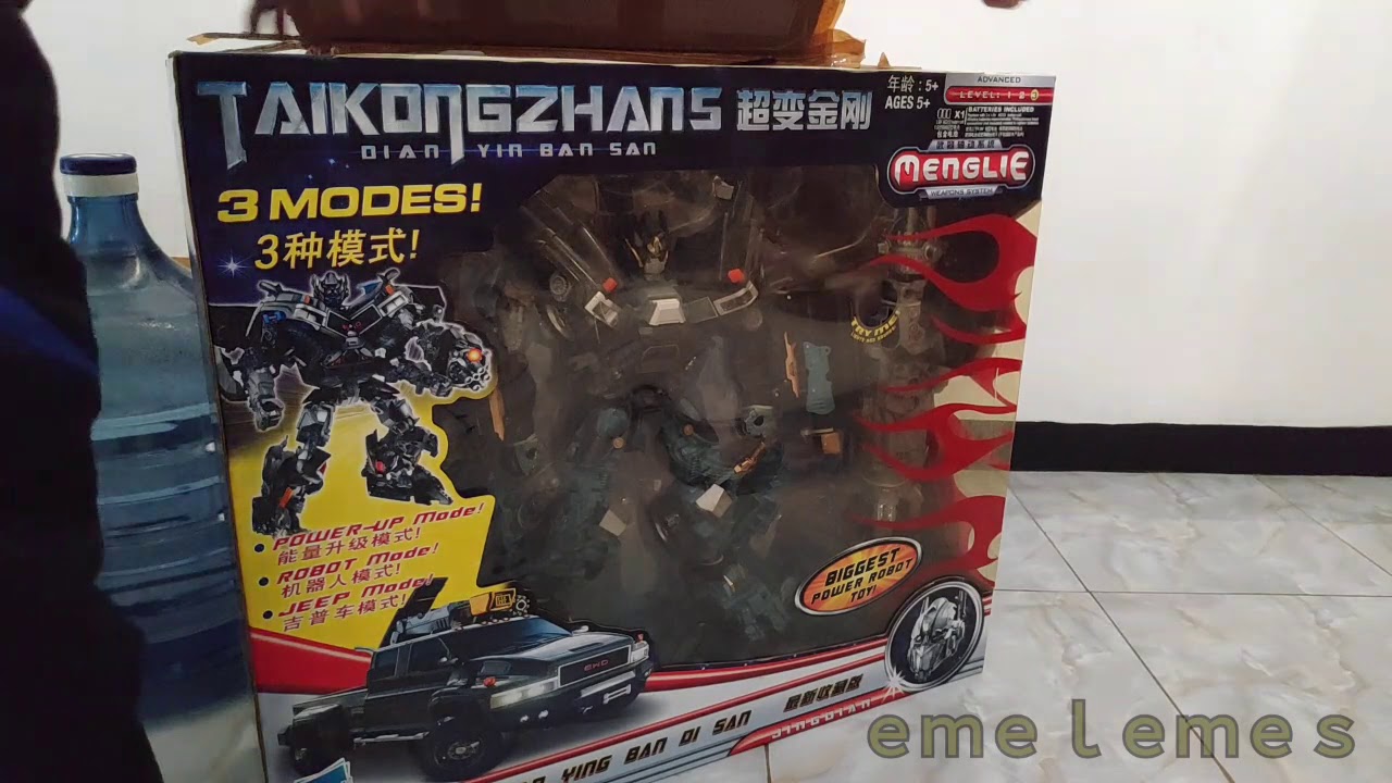 Robot Transformers Iron Hide DOTM Jumbo Size Taikongzhans Oversized