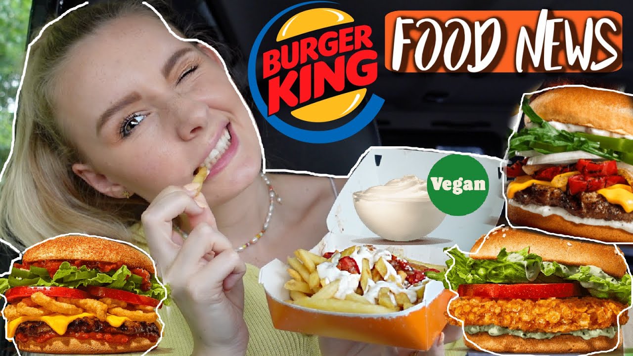 BURGER KING haut leckere VEGANE FOOD NEWS raus! 🌱Vegane Mayo, Veganer Whopper 🍔& Paprika Pommes! 🍟