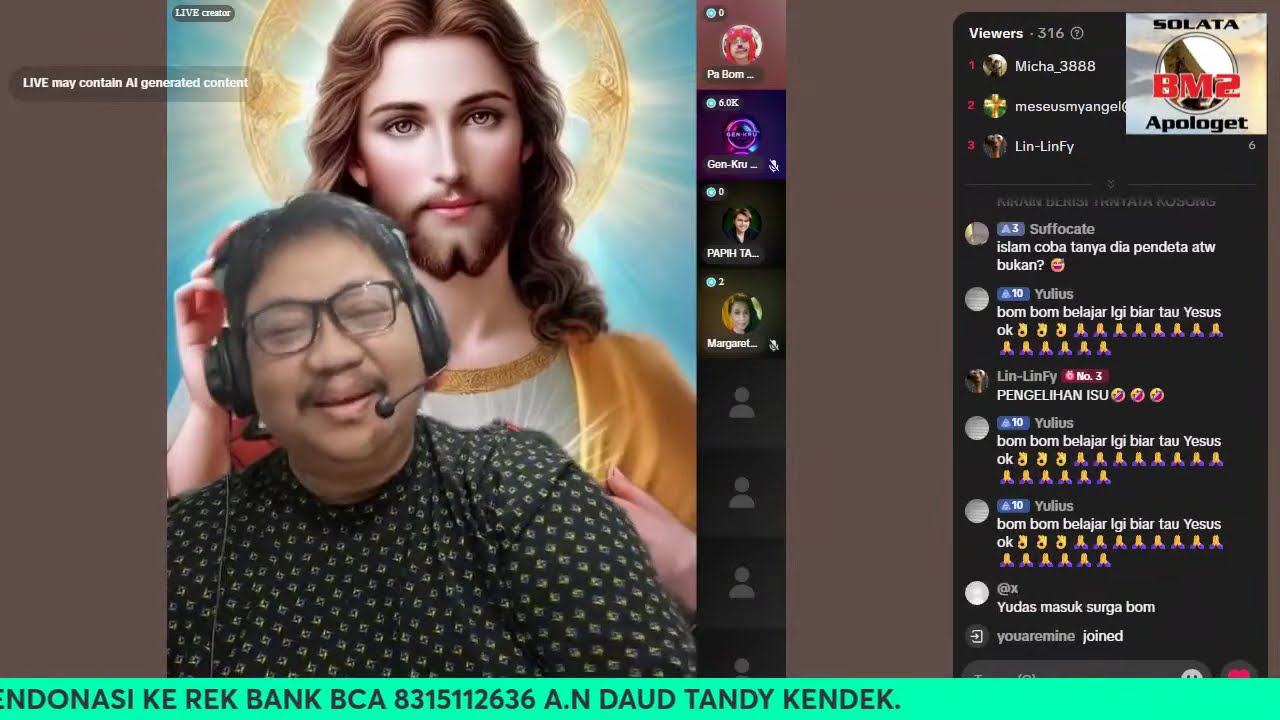 YANG MENGATAKAN YEUS PUNYA TUHAN SESAT !!!