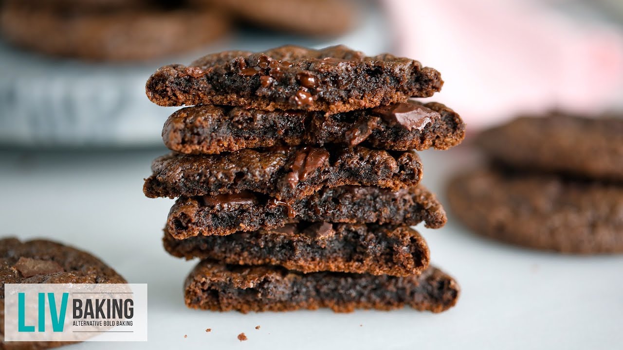 The Ultimate Flourless Chocolate Cookies | Liv Baking