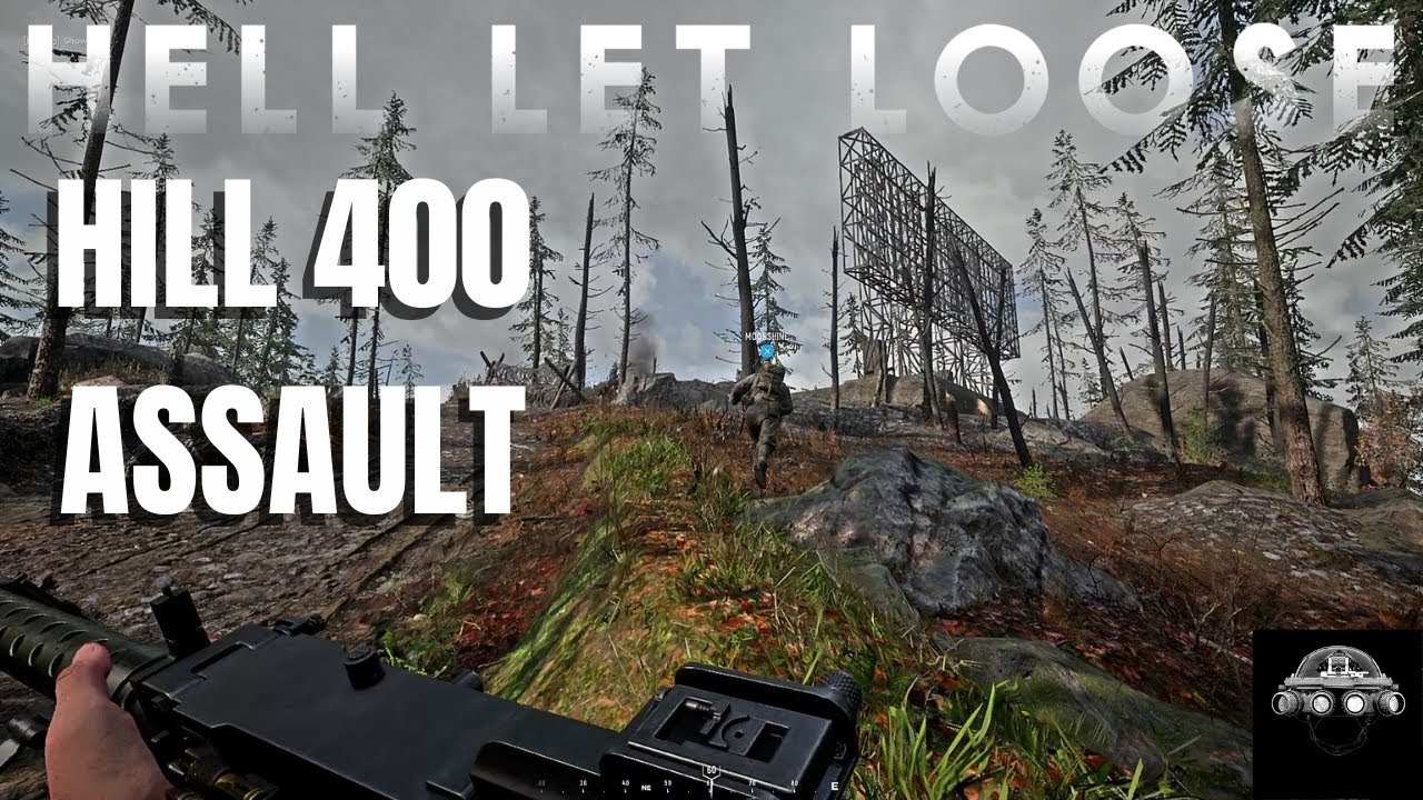 Assault on Hill 400  (Hell Let Loose) (Gameplay Only, No Commentary)