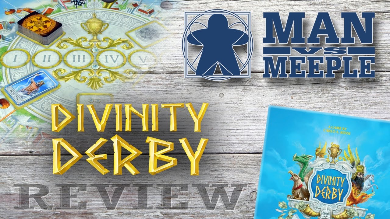 Divinity Derby (Ares Games) Review by Man Vs Meeple
