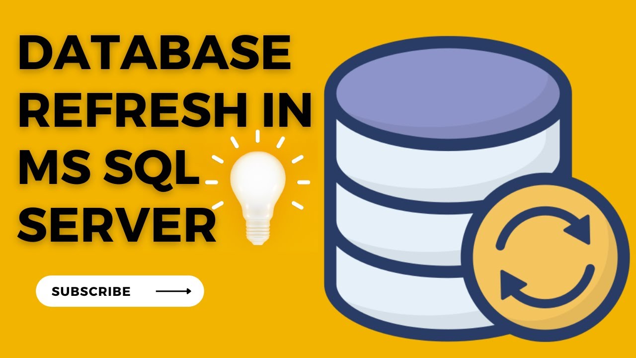 Автоматизация обновления базы данных в MS SQL SERVER