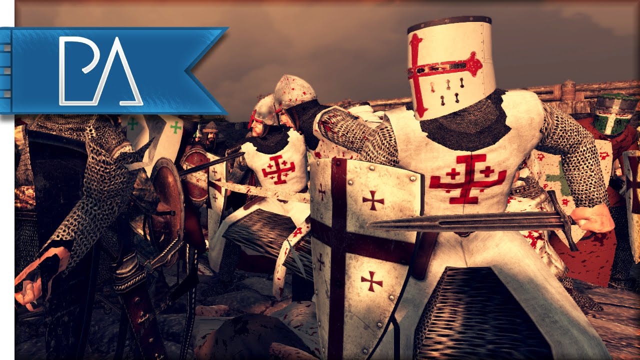Great Crusader Defense: Surrounded by Jihadist  - Medieval Kingdoms Total War 1212AD Mod Gameplay
