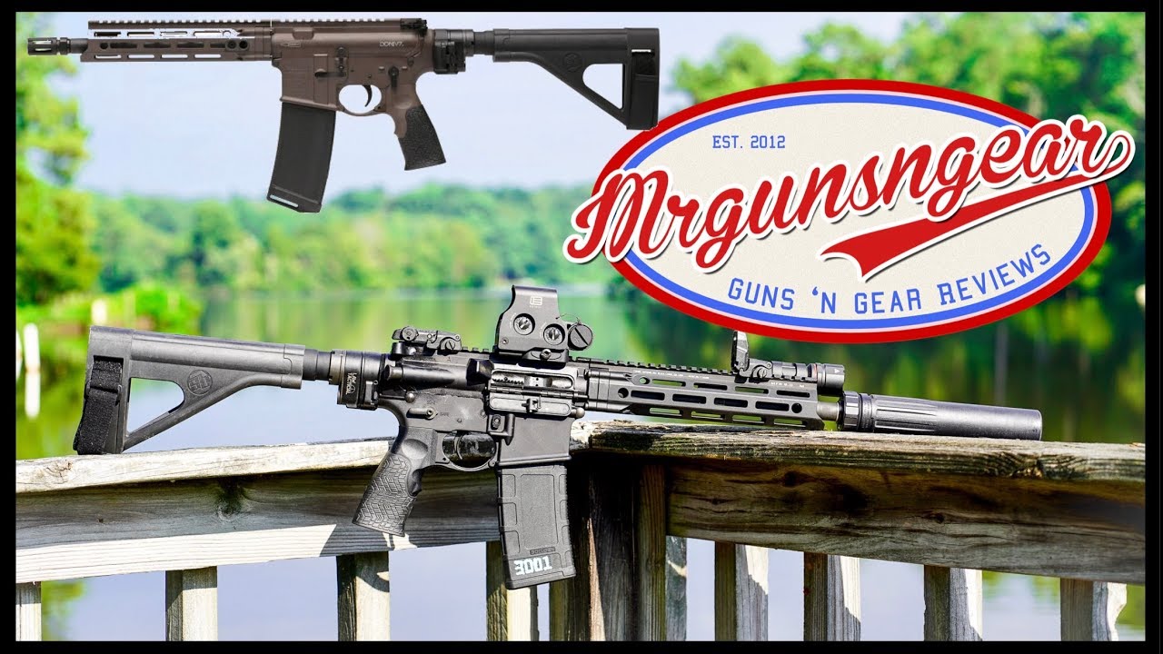 Обзор пистолета Daniel Defense V7P 300BLK AR-15 со складным прикладом