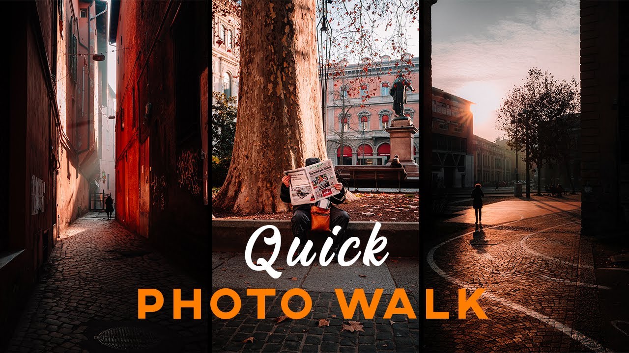 SUNSET Street Photography POV in ITALY w/ Lumix GH5 | Quick Photo Walk [Ep.1]