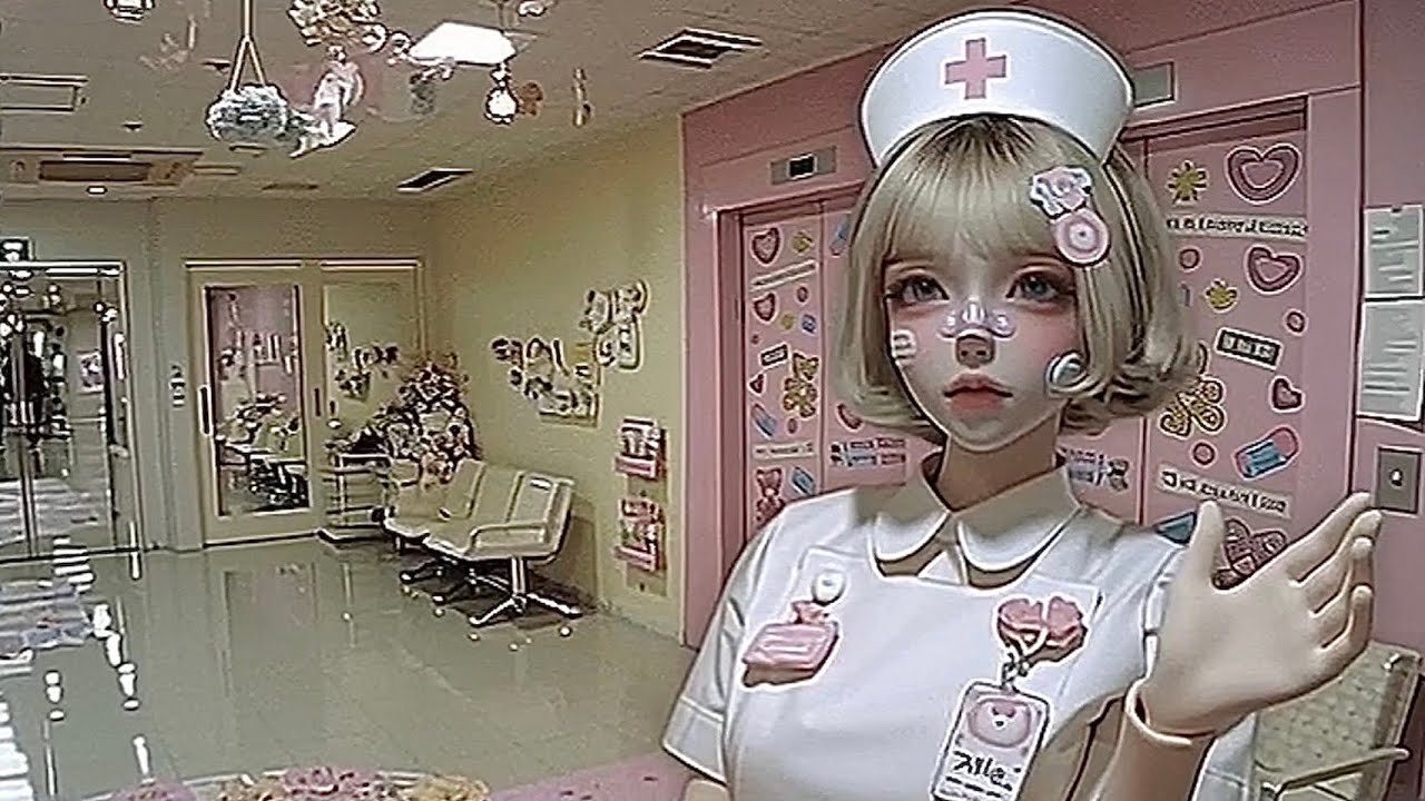 退院できない夢かわいい病院風ホテルを歩いてきました。｜Walking Through a Dreamy Hospital Hotel Where No One Can Leave