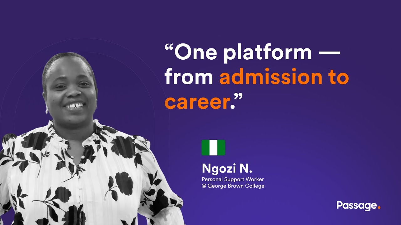 How Passage Helped Ngozi Build a Healthcare Career in Canada 🇳🇬🇨🇦