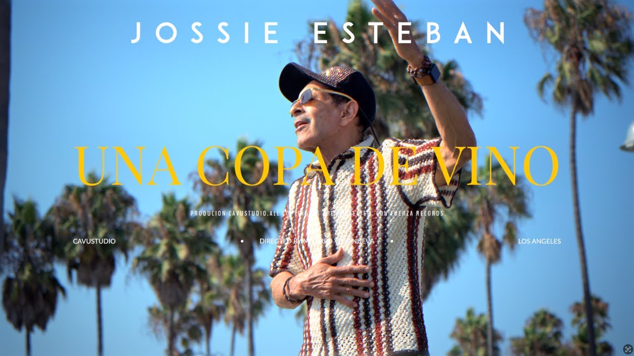 Jossie Esteban - Una Copa de Vino 4k