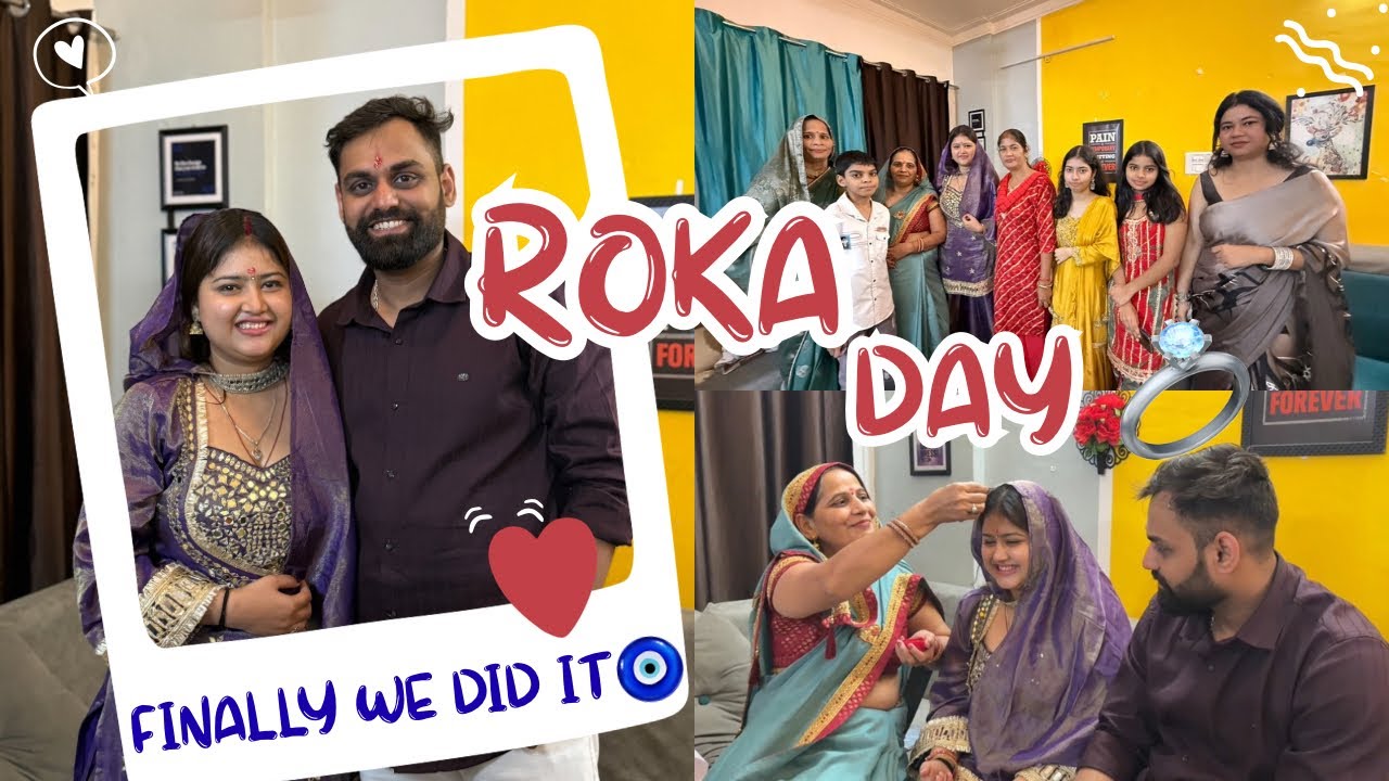 Finally We’re ROKAFIED 🧿♥️ | Kaleshisharmas | Kajal Sharma | Mayank Sharma #rokafied #blessed 