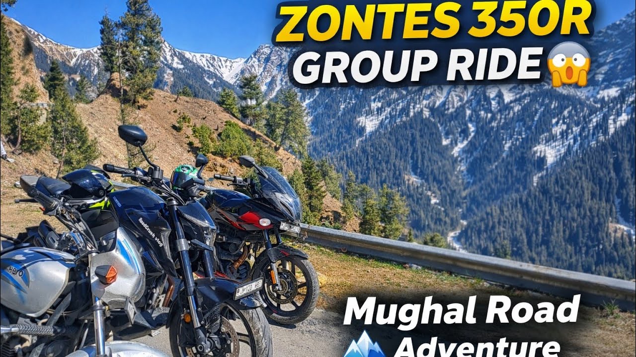 🚀 Zontes 350R Village Ride to Mughal Road | Pure Power & Scenic Vibes 😍