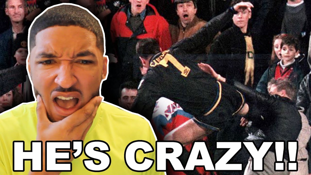 American FIRST REACTION to ERIC CANTONA - THE BAD MAN KING OF CRAZY MOMENTS