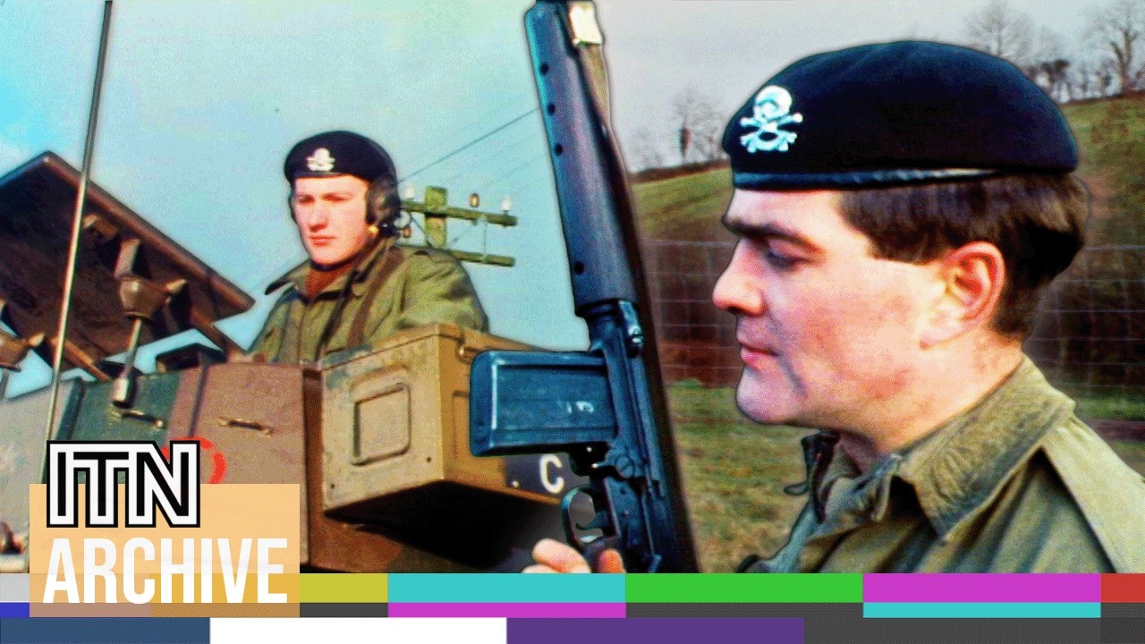 Hunting IRA Gun Smugglers | 1970s Footage of British Army Border Patrols | The Troubles (1971)