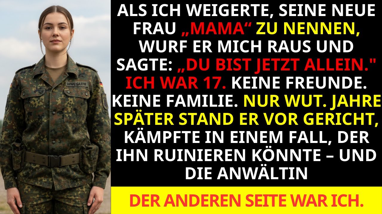 Mein Vater warf mich mit 17 raus – er wusste nicht, dass ich ihm später vor Gericht gegenüberstand