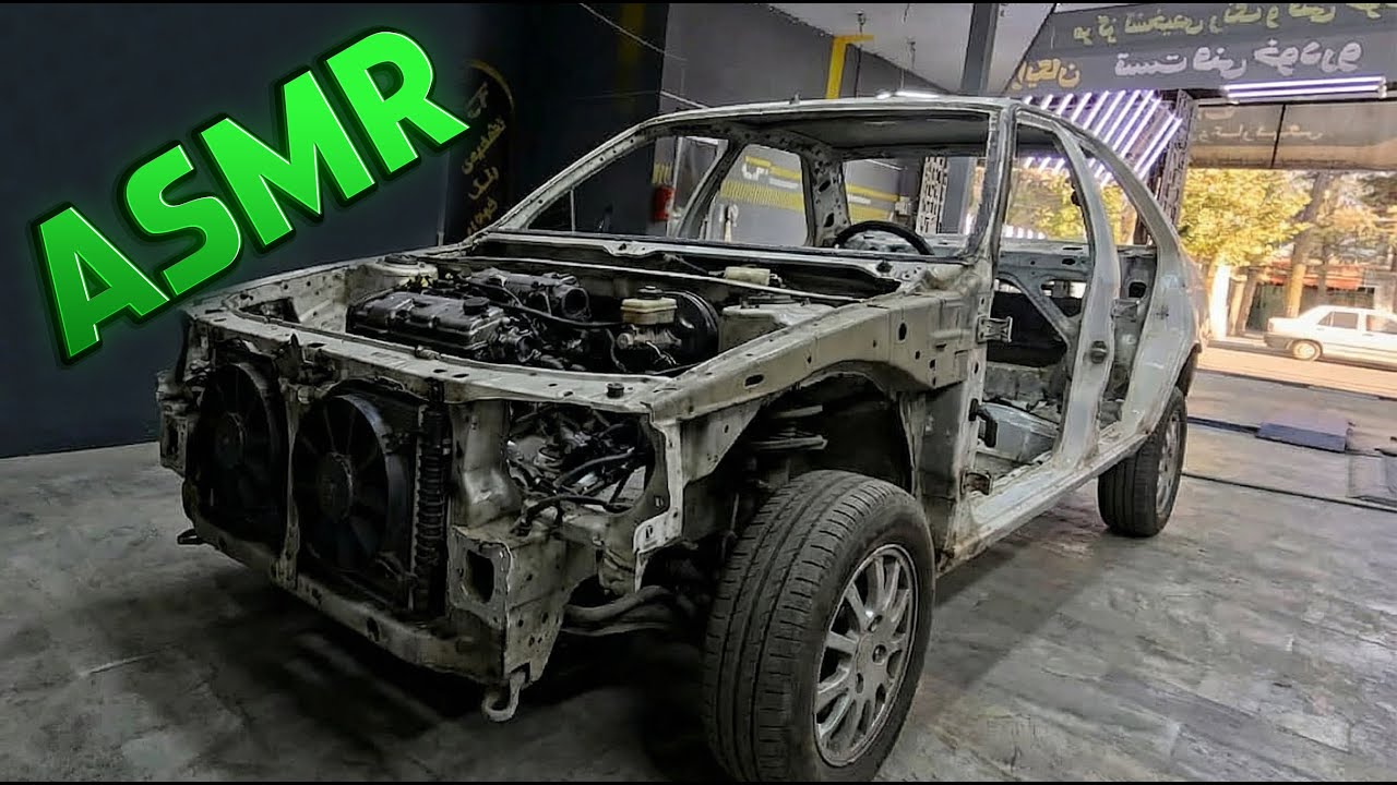 ASMR Full Car Disassembly | 19-Year-Old Car Restoration – Part 1