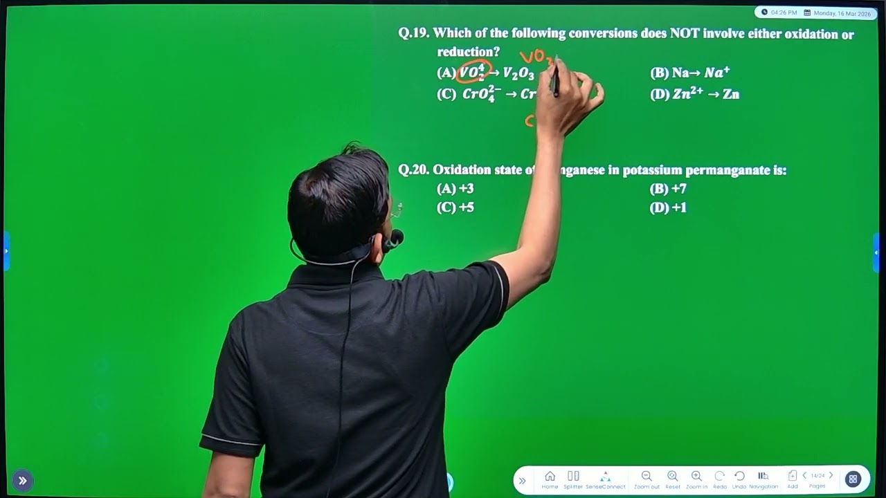 MHT-CET 2026 | Chemistry | Redox Reactions | MCQ | Part 2 | Crash Course @Dnyanganga Education